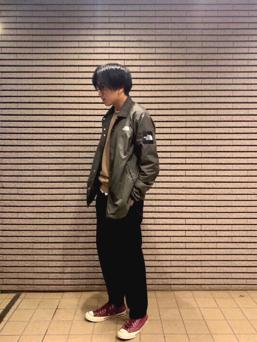 「converse、ユナイテッドアローズ、UNIQLO、秋コーデ、チャックテイラー」｜「CONVERSEのアイテム（スニーカー、その他）」を使った、彼方さん（メンズ・172cm）の秋コーディネートの1枚目の写真