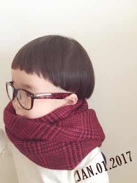 「SHIPS JET BLUE（シップスジェットブルー）のアイテム」を使った、REN.さん（キッズ・80cm）の冬コーディネート