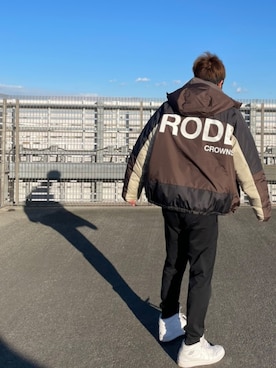 「Rodeo Crowns（ロデオクラウンズ）のアイテム（ジャケット/アウター）」を使った、チャンこつさん（メンズ・172cm）の冬コーディネート