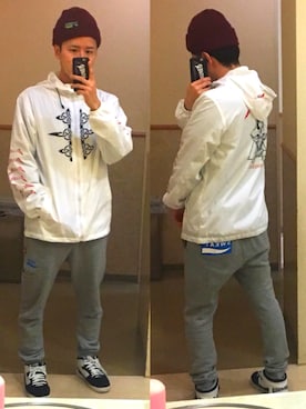 「seedleSs（シードレス）のアイテム」を使った、アナーキー田中さん（メンズ・171cm）の冬コーディネート