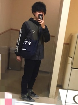 「OJISUN（オジサン）のアイテム」を使った、アナーキー田中さん（メンズ・171cm）の春コーディネート