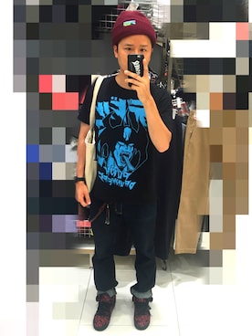 「seedleSs（シードレス）のアイテム」を使った、アナーキー田中さん（メンズ・171cm）の夏コーディネート