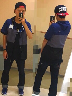 「seedleSs（シードレス）のアイテム」を使った、アナーキー田中さん（メンズ・171cm）の夏コーディネート