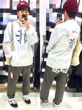 「seedleSs（シードレス）のアイテム」を使った、アナーキー田中さん（メンズ・171cm）の秋コーディネート