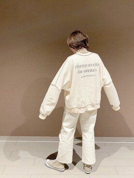 「Factor=（ファクターイコール）のアイテム（トップス）」を使った、yokopiさん（レディース・150cm）の冬コーディネート