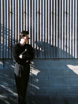 「NIKE(ナイキ)のアイテム(ショルダーバッグ)」を使った、Akiraさん(メンズ・173cm)の冬コーディネート