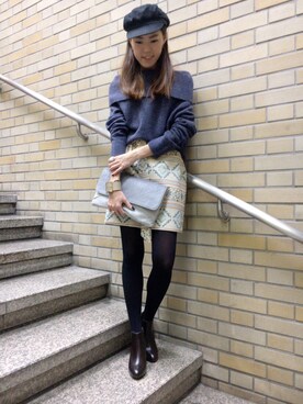 DouDou_STAFFさん(レディース・157cm)の冬コーディネート