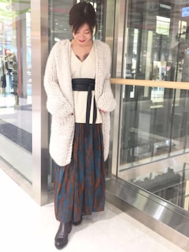 DouDou_STAFFさん（レディース・157cm）の冬コーディネート