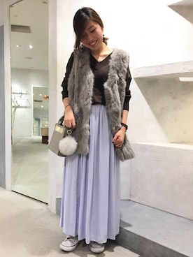 DouDou_STAFFさん（レディース・157cm）の冬コーディネート