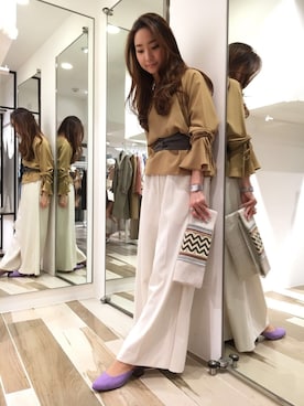 「Rick & Roy（リック アンド ロイ）のアイテム（バッグ）」を使った、DouDou_STAFFさん（レディース・157cm）の冬コーディネート