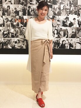 「FABIO RUSCONI（ファビオルスコーニ）のアイテム」を使った、DouDou_STAFFさん（レディース・157cm）の春コーディネート