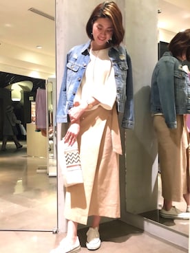 DouDou_STAFFさん（レディース・157cm）の春コーディネート