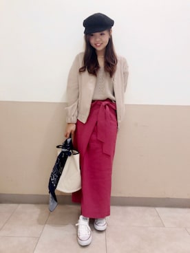 DouDou_STAFFさん（レディース・157cm）の春コーディネート