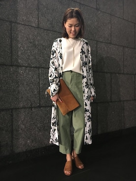 「Viflan（ヴィフラン）のアイテム」を使った、DouDou_STAFFさん（レディース・157cm）の春コーディネート