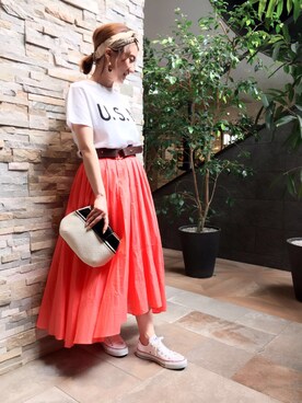 DouDou_STAFFさん（レディース・157cm）の春コーディネート