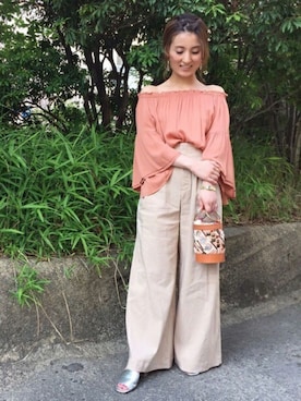 DouDou_STAFFさん（レディース・157cm）の夏コーディネート