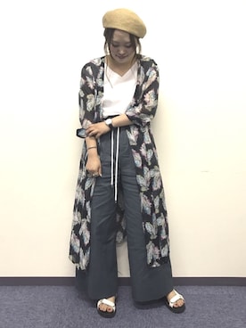 DouDou_STAFFさん（レディース・157cm）の夏コーディネート