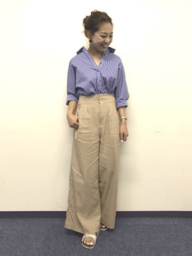 DouDou_STAFFさん（レディース・157cm）の夏コーディネート