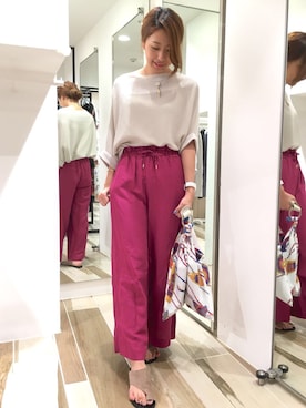 「manipuri（マニプリ）のアイテム」を使った、DouDou_STAFFさん（レディース・157cm）の夏コーディネート