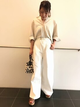 「Johnbull（ジョンブル）のアイテム」を使った、DouDou_STAFFさん（レディース・157cm）の夏コーディネート