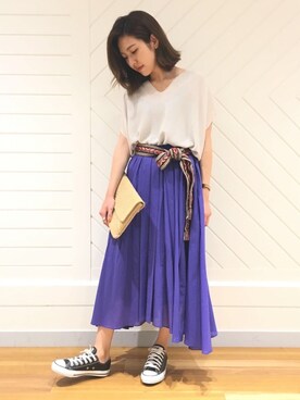 DouDou_STAFFさん（レディース・157cm）の夏コーディネート