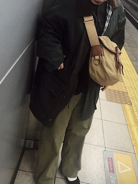 「SVEC（シュベック）のカンフーシューズ kung fu Shoes / ストラップパンプス（バレエシューズ）」を使った、ミさん（レディース・152cm）の秋コーディネート