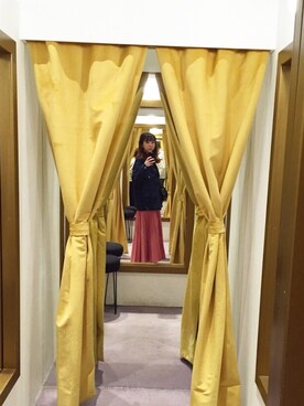 「caph（カーフ）のアイテム（ジャケット/アウター）」を使った、Yamaneさん（レディース・167cm）の秋コーディネート