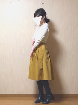 ukiさん（レディース・154cm）の冬コーディネート