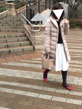 「ハシバミ」｜ukiさん（レディース・154cm）の冬コーディネート