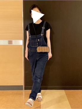 「eb.a.gos（エバゴス）のアイテム（財布/小物）」を使った、ukiさん（レディース・154cm）の秋コーディネート