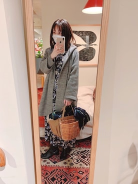 ukiさん（レディース・154cm）の冬コーディネート