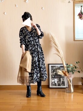 ukiさん(レディース・154cm)の冬コーディネート