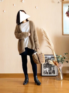 「C.T.plage（シーティープラージュ）のアイテム」を使った、ukiさん（レディース・154cm）の冬コーディネート