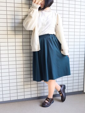 「Decorative（デコラティブ）のアイテム」を使った、えい( ¨̮ )さん（レディース・152cm）の春コーディネート