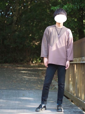 「資生堂インテグレートプレゼンツ 秋服×「#コク色シャドウ」でいい女になろうキャンペーン（シセイドウインテグレート）のアイテム」を使った、しいたけさん（メンズ・171cm）の秋コーディネート