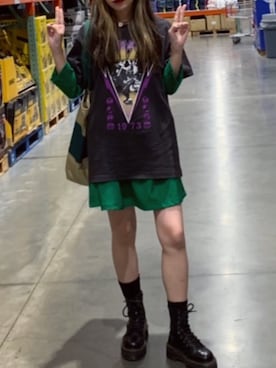 「MARE（マーレ）のアイテム」を使った、UKAさん（レディース・157cm）の夏コーディネート