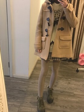 「アイテム（その他トップス、ブラウン系）」を使った、always hungryさん（レディース・162cm）の冬コーディネート