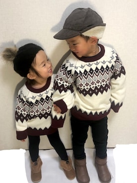 mooochikooさん（キッズ・110cm）の冬コーディネート