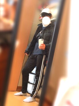 「JOURNAL STANDARD relume（ジャーナルスタンダード　レリューム）のアイテム（ダウンジャケット/コート）」を使った、キイダさん（メンズ・165cm）の冬コーディネート