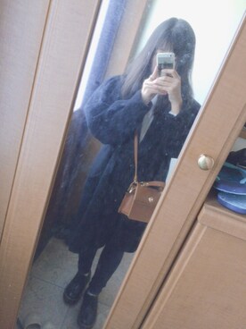 「SPINNS（スピンズ）のアイテム（ローファー）」を使った、わかさん（レディース・149cm）の冬コーディネート