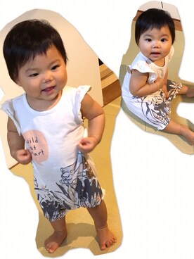 「GAPbaby」｜Miyoshiさん（キッズ・80cm）の夏コーディネート