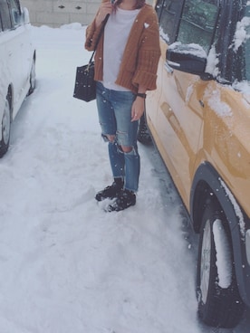 もんちさん（レディース・161cm）の冬コーディネート