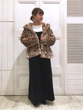 「mystic（ミスティック）のアイテム（ブルゾン）」を使った、kabataさん（レディース・149cm）の秋コーディネート