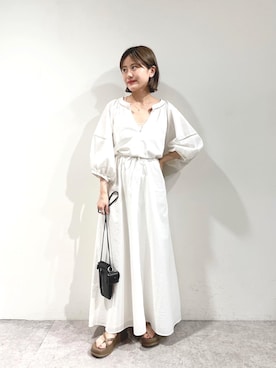 「mystic（ミスティック）のアイテム（ワンピース/ドレス）」を使った、kabataさん（レディース・149cm）の春コーディネート