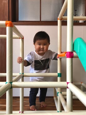 woooさん（キッズ・70cm）の春コーディネート