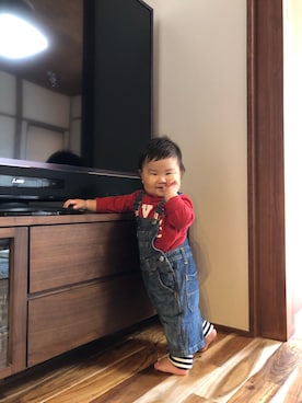 woooさん（キッズ・80cm）の春コーディネート