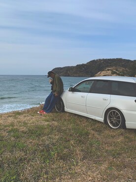 「AZUL（アズール）のアイテム（キャップ）」を使った、kaitozxさん（メンズ・181cm）の春コーディネート