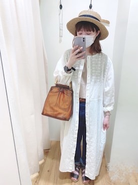 ちば𓍯さん（レディース・151cm）の春コーディネート