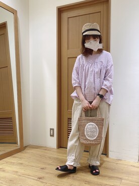 ちば𓍯さん（レディース・151cm）の春コーディネート