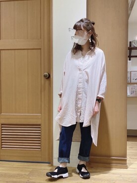 「シャーベットカラー」｜ちば𓍯さん（レディース・151cm）の春コーディネート